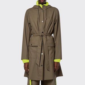 RAINS Curve W Jacket - "Wood"